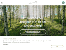 Tablet Screenshot of pollentjek.dk